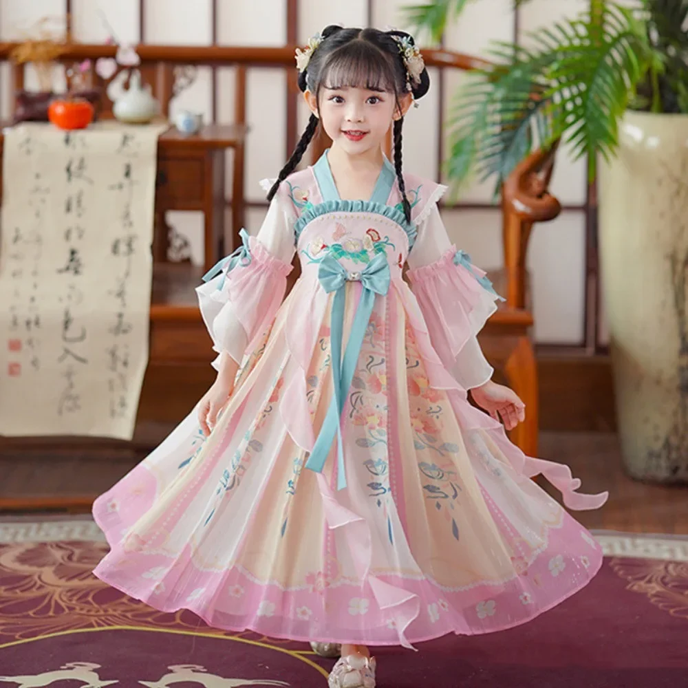 Princess Dress Kids Clothes Girls Clothing Hanfu Traditional Chinese Ethnic Style Vintage Fairy Party Stage Cosplay Children
Princess Dress Kids Clothes Girls Clothing Hanfu Traditional Chinese Ethnic Style Vintage Fairy Party Stage Cosplay Children