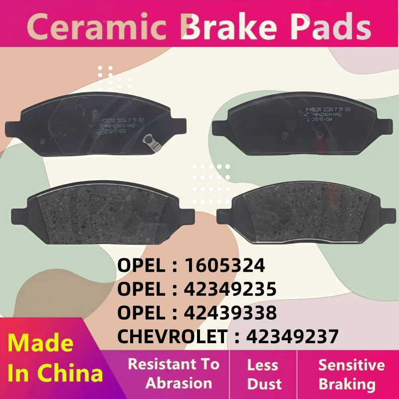 For Chevrolet Spark (M400) Opel Karl (C16) Vauxhall Viva (C16) Front Brake Pads 42349237 42439338 42349235/ Auto Parts -07020
For Chevrolet Spark (M400) Opel Karl (C16) Vauxhall Viva (C16) Front Brake Pads 42349237 42439338 42349235/ Auto Parts -07020