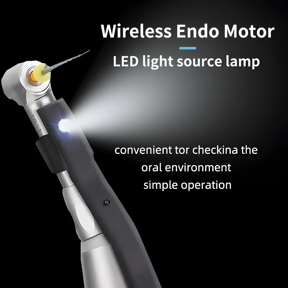 ECIN Dental Endo Motor Cordless LED T-FINE-IPRO 6 Programs Root Canal Preparing Machine with 16:1 Contra Angle Head 10 mode
ECIN Dental Endo Motor Cordless LED T-FINE-IPRO 6 Programs Root Canal Preparing Machine with 16:1 Contra Angle Head 10 mode