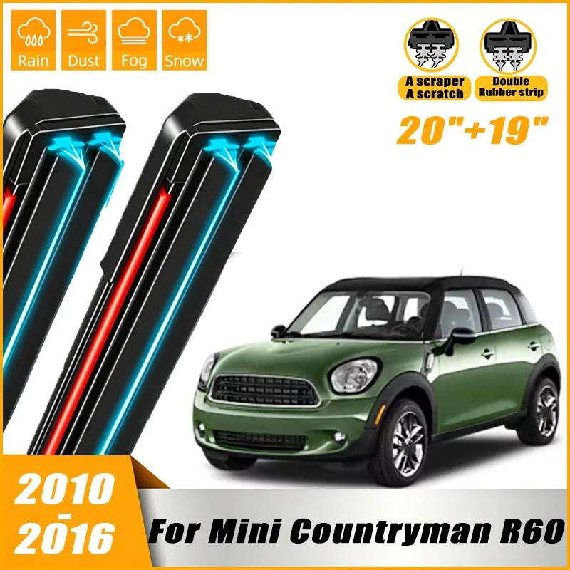 2pcs Front Windshield Windscreen Wiper Blades For Mini Countryman R60 2010 - 2016 2011 2012 2013 2014Window Rain Brushes 20"+19"
2pcs Front Windshield Windscreen Wiper Blades For Mini Countryman R60 2010 - 2016 2011 2012 2013 2014Window Rain Brushes 20"+19"