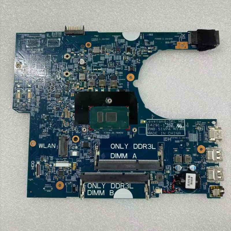 0YKP8M для ноутбука Dell Latitude 3570, материнская плата I5-6200U 14291-1, оригинал
0YKP8M для ноутбука Dell Latitude 3570, материнская плата I5-6200U 14291-1, оригинал