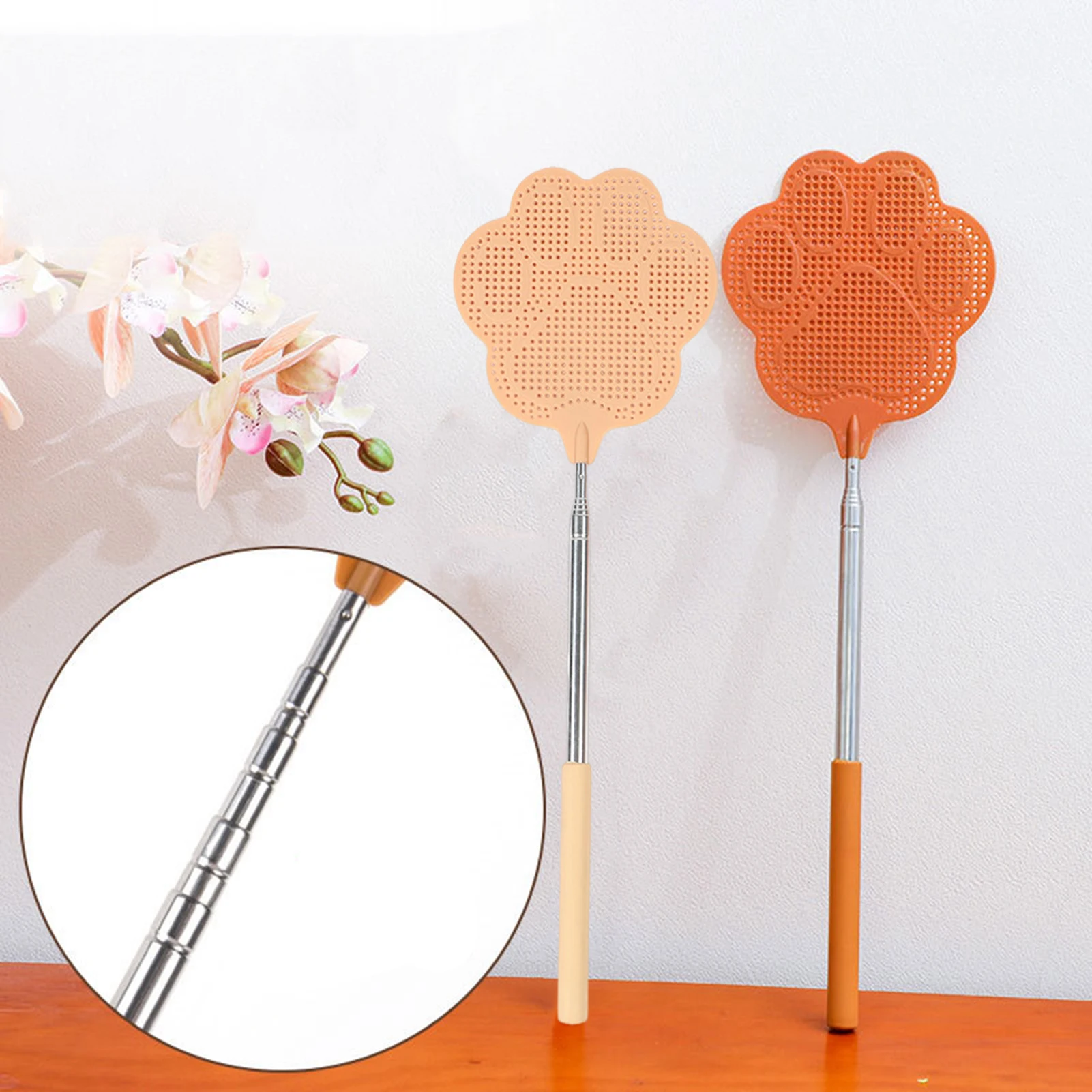 1 Pc 37cm Fly Swatter Mosquitoes Control Long Handle Fly Swat Shatter Cartoon Paw Shape Fly Racket For Home Indoor And Outdoor
1 Pc 37cm Fly Swatter Mosquitoes Control Long Handle Fly Swat Shatter Cartoon Paw Shape Fly Racket For Home Indoor And Outdoor