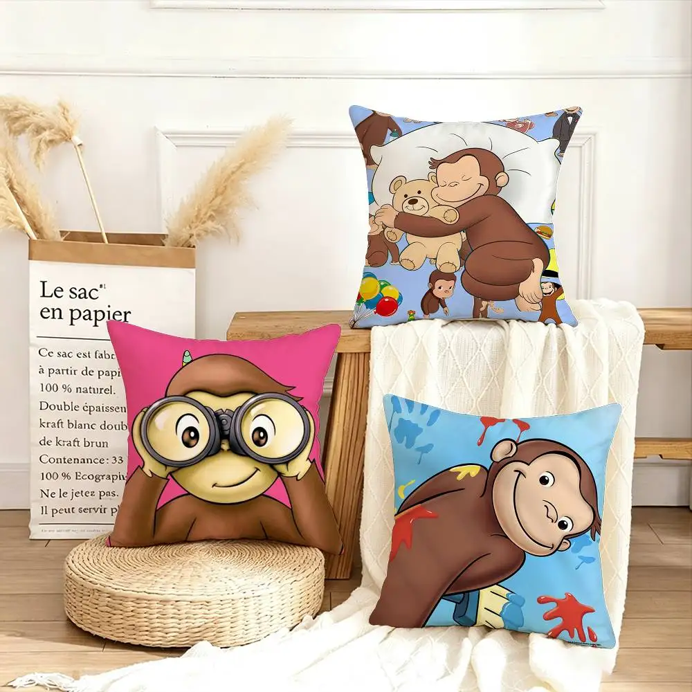 C-Curious George Monkey Various Sizes Square Pillow Case For Car Home Bedchamber Decor
C-Curious George Monkey Various Sizes Square Pillow Case For Car Home Bedchamber Decor