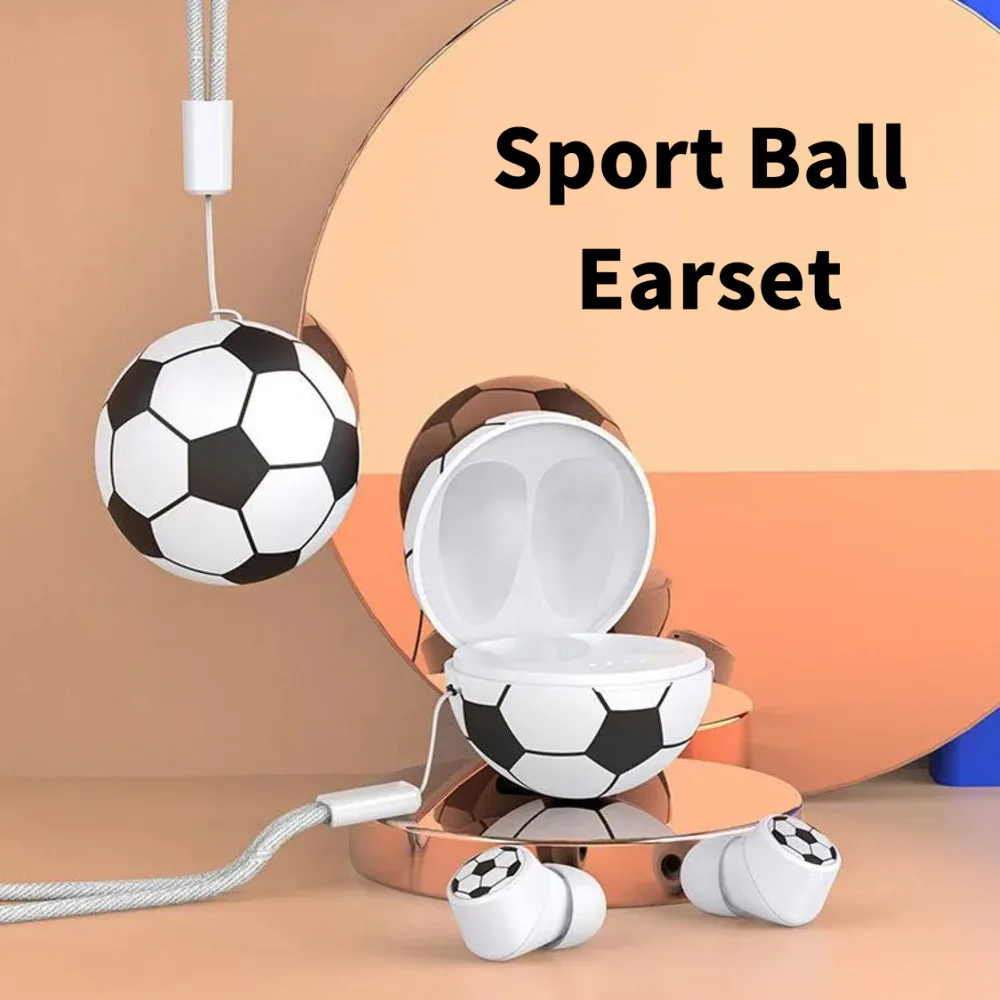Creative Ball Shape Wireless Bluetooth In-ear Earphones Mini Noise Reduction Earset For Basketball Soccer Baseball Fans Gifts
Creative Ball Shape Wireless Bluetooth In-ear Earphones Mini Noise Reduction Earset For Basketball Soccer Baseball Fans Gifts