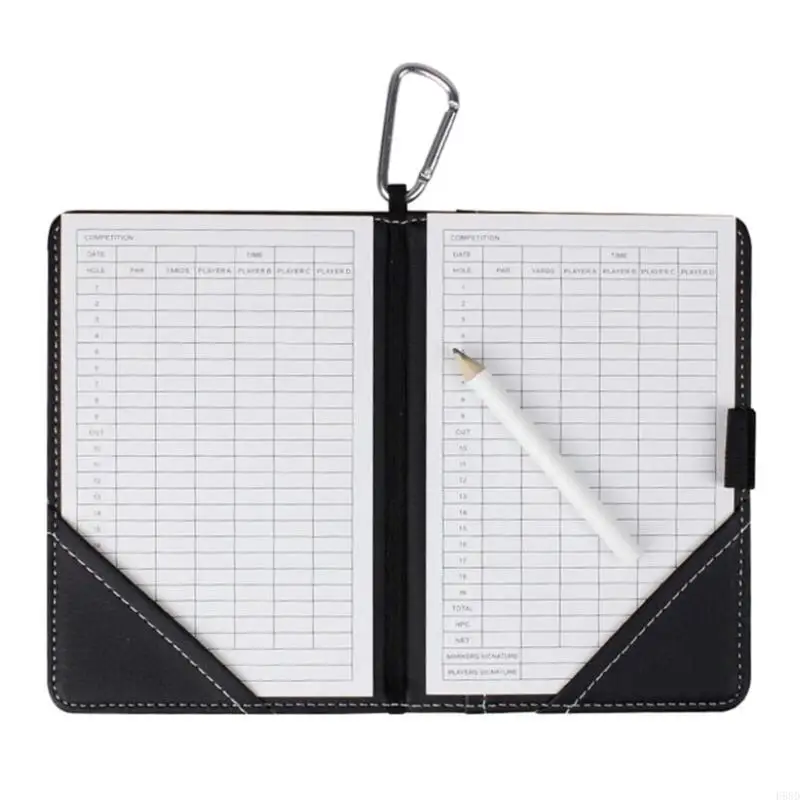 Golf Scorecard Book with Golf Book Cover Leather Golf Club Accessories Golf Score Book with Keyring Easy to Carry
Golf Scorecard Book with Golf Book Cover Leather Golf Club Accessories Golf Score Book with Keyring Easy to Carry