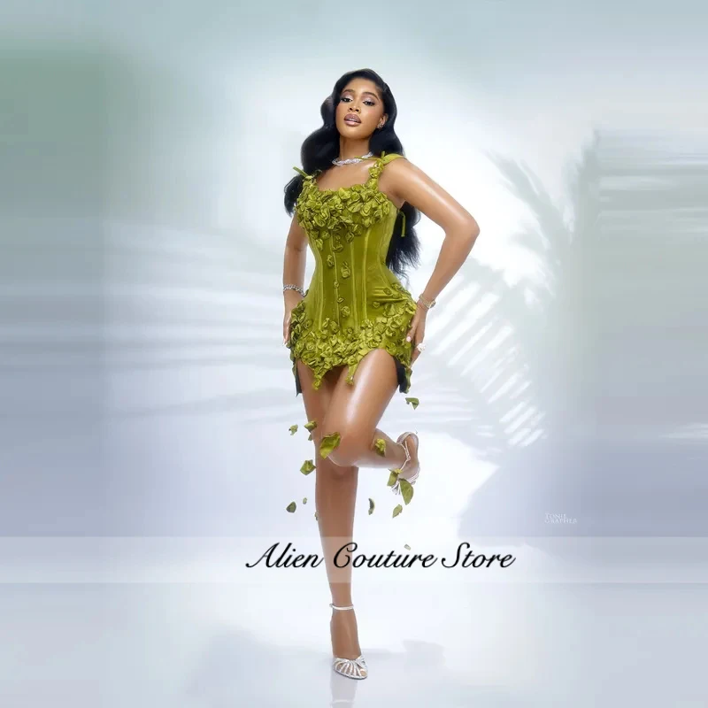 Sexy Green Short Aso Ebi Party Dresses For Black Girls Handmade Flower Women Fashion Gala Prom Gowns 2026 Customized
Sexy Green Short Aso Ebi Party Dresses For Black Girls Handmade Flower Women Fashion Gala Prom Gowns 2026 Customized
