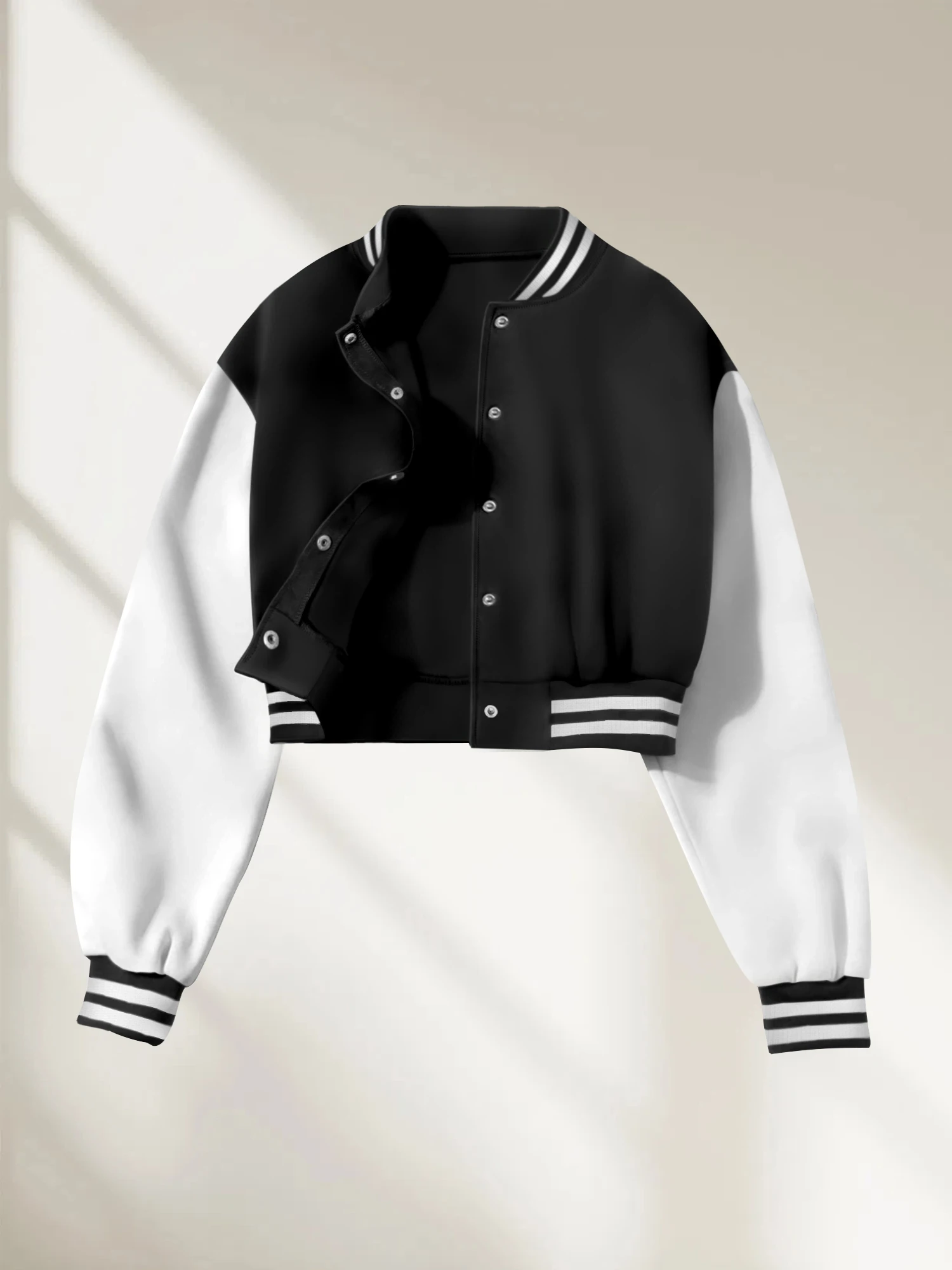 Y2K Cropped Snap-Front Bomber Jacket, Retro Baseball Coat for Festival & Trendy Street Looks
Y2K Cropped Snap-Front Bomber Jacket, Retro Baseball Coat for Festival & Trendy Street Looks