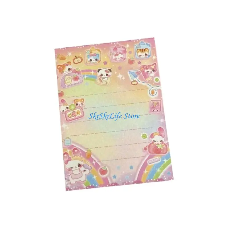 E65E Not Adhesive Cartoon Rabbit Bear Memos Pads for Students Desk Decors Colorful Stationery Paper Note Paper Texture
E65E Not Adhesive Cartoon Rabbit Bear Memos Pads for Students Desk Decors Colorful Stationery Paper Note Paper Texture
