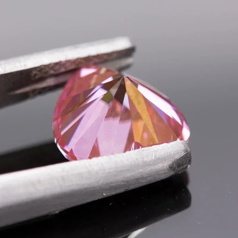 NEW Moissanite Stone Heart Shape Sakura Pink Color Charms for Jewelry Making DIY Ring Necklace Materials with Certificate
NEW Moissanite Stone Heart Shape Sakura Pink Color Charms for Jewelry Making DIY Ring Necklace Materials with Certificate