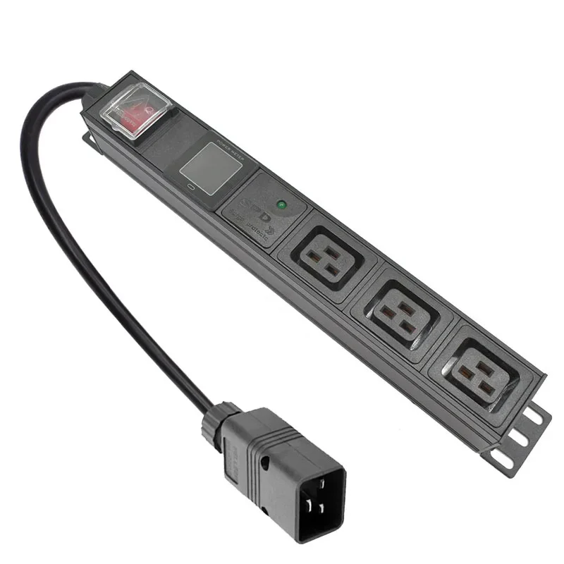 PDU Power Strip C19 output 3AC socket With current display meter C13/C20/UK/US/AU/Israel/EU PLUG lightning protection
PDU Power Strip C19 output 3AC socket With current display meter C13/C20/UK/US/AU/Israel/EU PLUG lightning protection