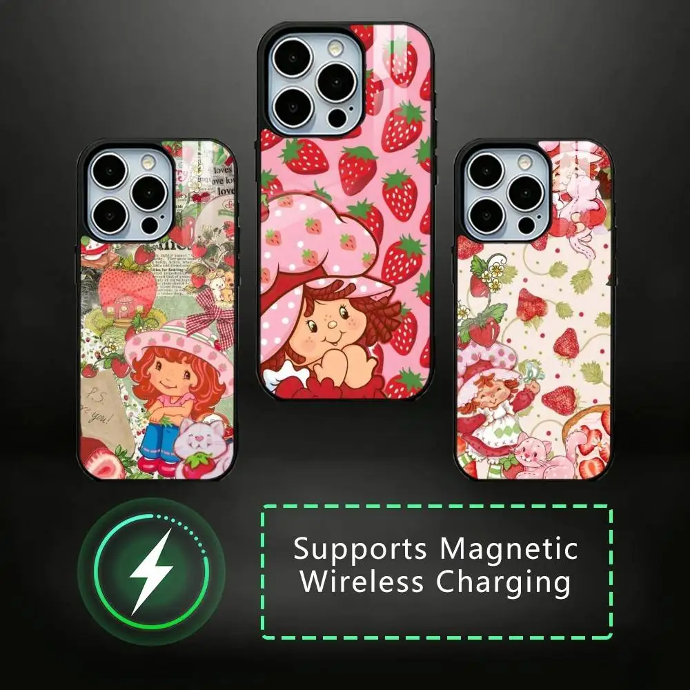 Strawberry Shortcake Phone Case For iPhone17,16,15,14,13,12,11 Plus,Pro Allows magnetic wireless charging
Strawberry Shortcake Phone Case For iPhone17,16,15,14,13,12,11 Plus,Pro Allows magnetic wireless charging