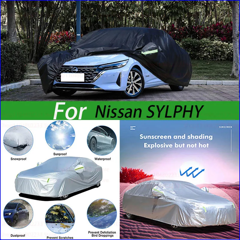 Car Cover Waterproof Dustproof UV Outdoor Protection Universal Dust Cover Black Car Shell Cover For Nissan SYLPHY
Car Cover Waterproof Dustproof UV Outdoor Protection Universal Dust Cover Black Car Shell Cover For Nissan SYLPHY