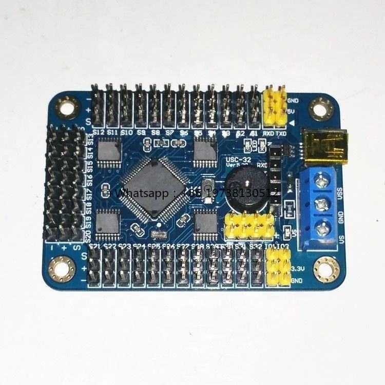 32 Channel Servo Motor Control Driver Board for Robot Project and Chassis Controller
32 Channel Servo Motor Control Driver Board for Robot Project and Chassis Controller