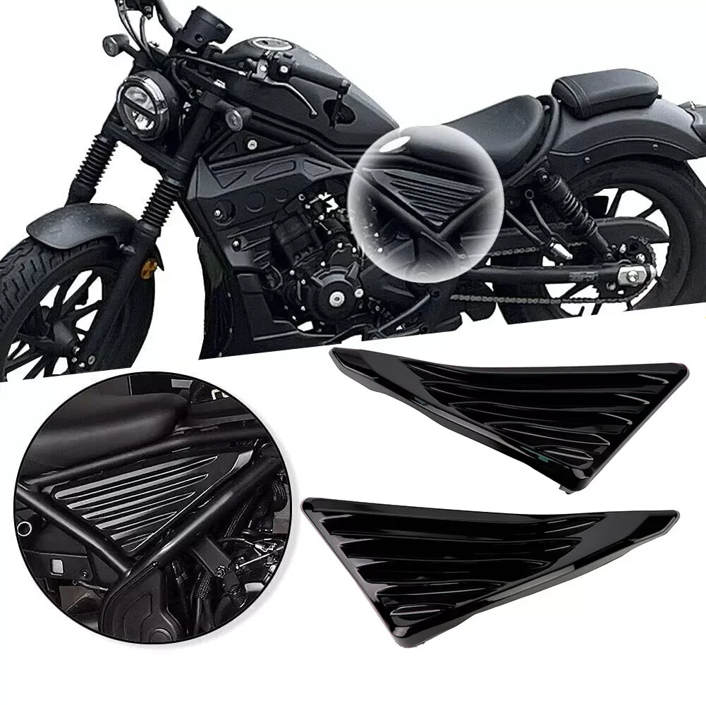 Motorcycle Black Side Frame Cover Fairing Engine Custom Pad For Honda Rebel CMX 300 500 2017-2022
Motorcycle Black Side Frame Cover Fairing Engine Custom Pad For Honda Rebel CMX 300 500 2017-2022
