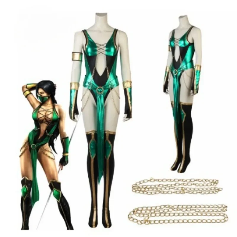 FC6Game Cosplay MORTAL Cos Jade Costume KOMABT Sexy Full Set Dress Green Christmas Carnival Suit For Women Role Play Outfit@FC8!
FC6Game Cosplay MORTAL Cos Jade Costume KOMABT Sexy Full Set Dress Green Christmas Carnival Suit For Women Role Play Outfit@FC8!