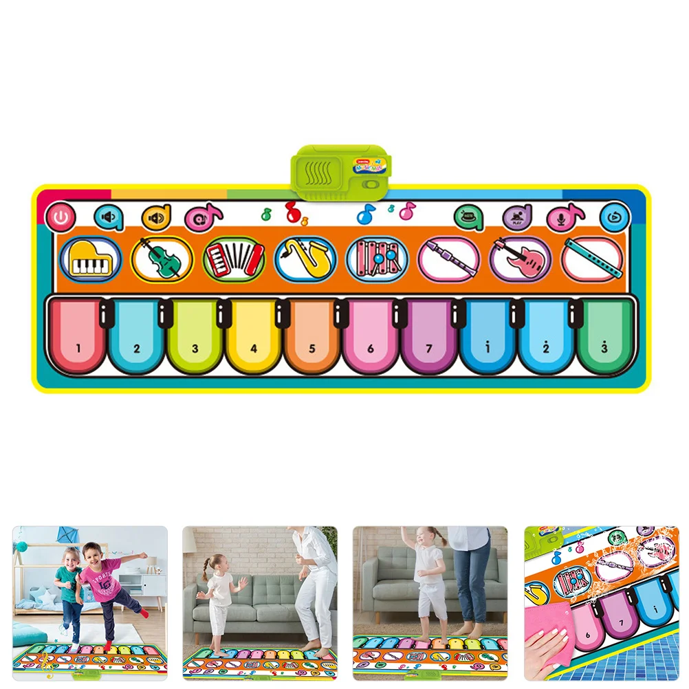 Baby Musical Carpet Keyboard Playmat Foldable Early Learning Entertainment Mat Piano Dancing Floor Playmat for Kids
Baby Musical Carpet Keyboard Playmat Foldable Early Learning Entertainment Mat Piano Dancing Floor Playmat for Kids