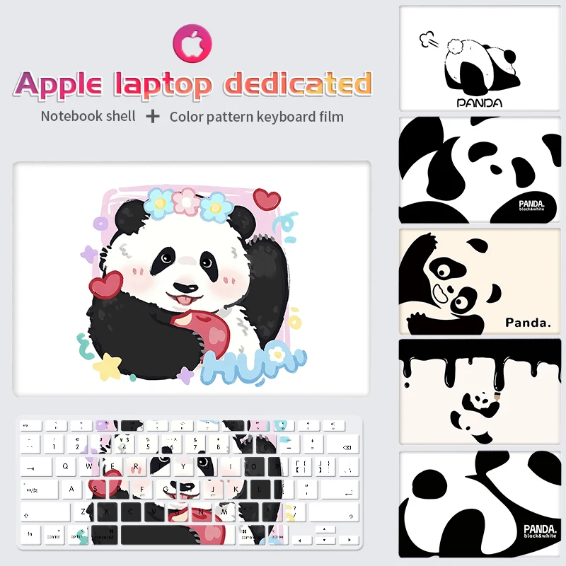 DIY Panda Laptop Case Sleeve Hard Shell Silicone keyboard Cover film For Macbook Air A2681 A2338 Pro A2485 A2941Waterproof Case
DIY Panda Laptop Case Sleeve Hard Shell Silicone keyboard Cover film For Macbook Air A2681 A2338 Pro A2485 A2941Waterproof Case