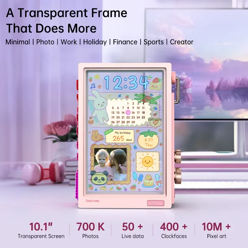 OEMG Times Frame Smart HD Screen 10.1" Pixel Art DIY Digital Clock Crypto Stocks Weather Calendar Desk Setup Gift
OEMG Times Frame Smart HD Screen 10.1" Pixel Art DIY Digital Clock Crypto Stocks Weather Calendar Desk Setup Gift