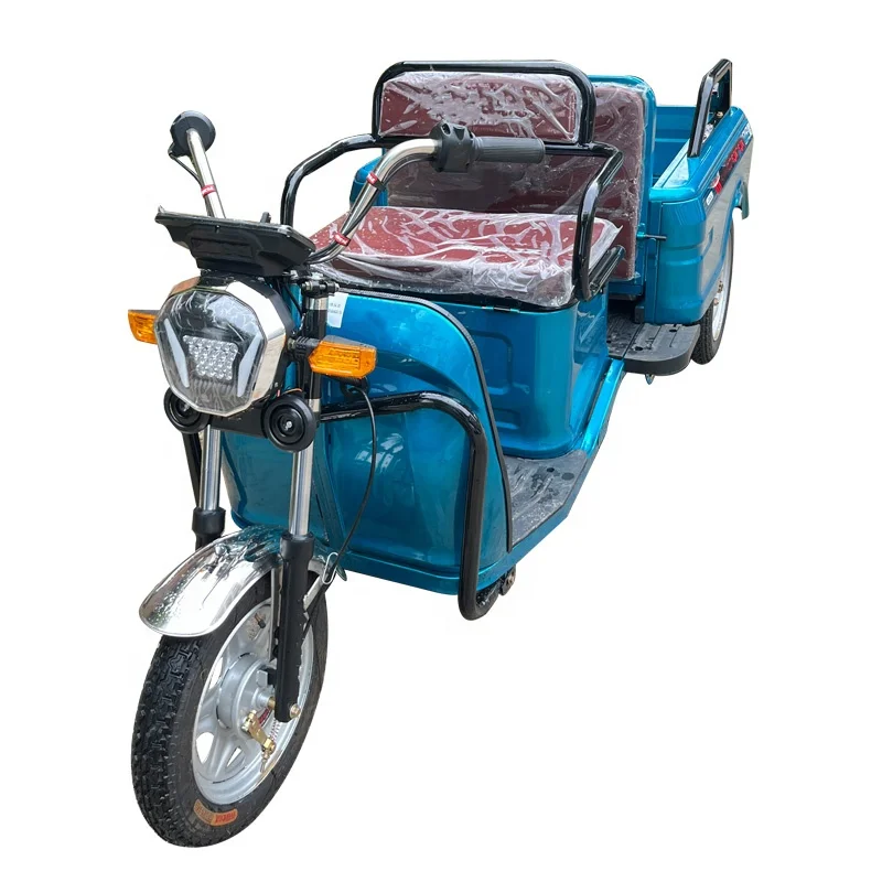 Hot Sale from China Factory 850W Electric Rickshaw Trike 1000W Power Open Body Cargo Tricycle with Iron Material Popular Design
Hot Sale from China Factory 850W Electric Rickshaw Trike 1000W Power Open Body Cargo Tricycle with Iron Material Popular Design