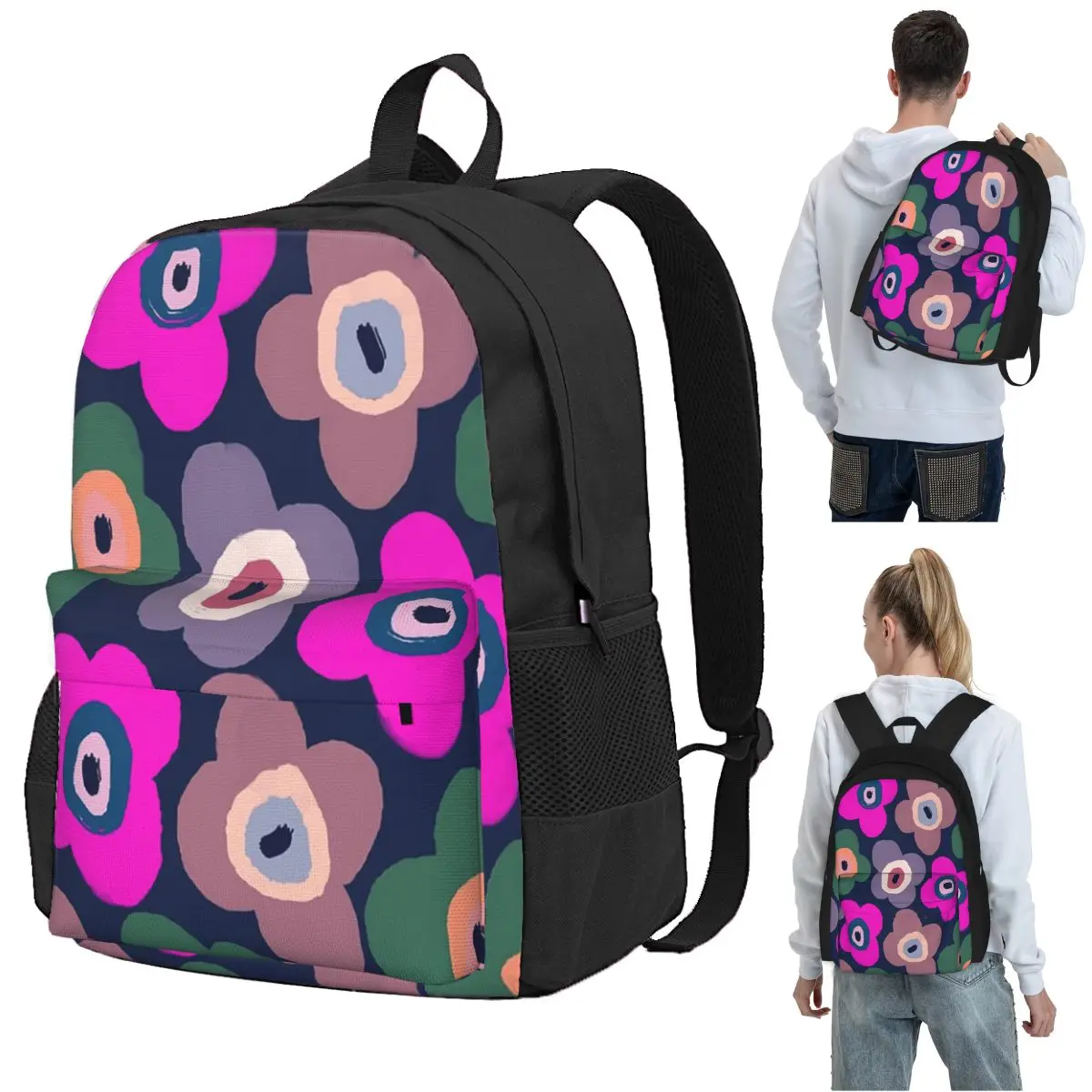 Iconic Modern Scandinavian Floral Backpack Student BookBag Kids School Bag Laptop Shoulder Bags for Men Women
Iconic Modern Scandinavian Floral Backpack Student BookBag Kids School Bag Laptop Shoulder Bags for Men Women