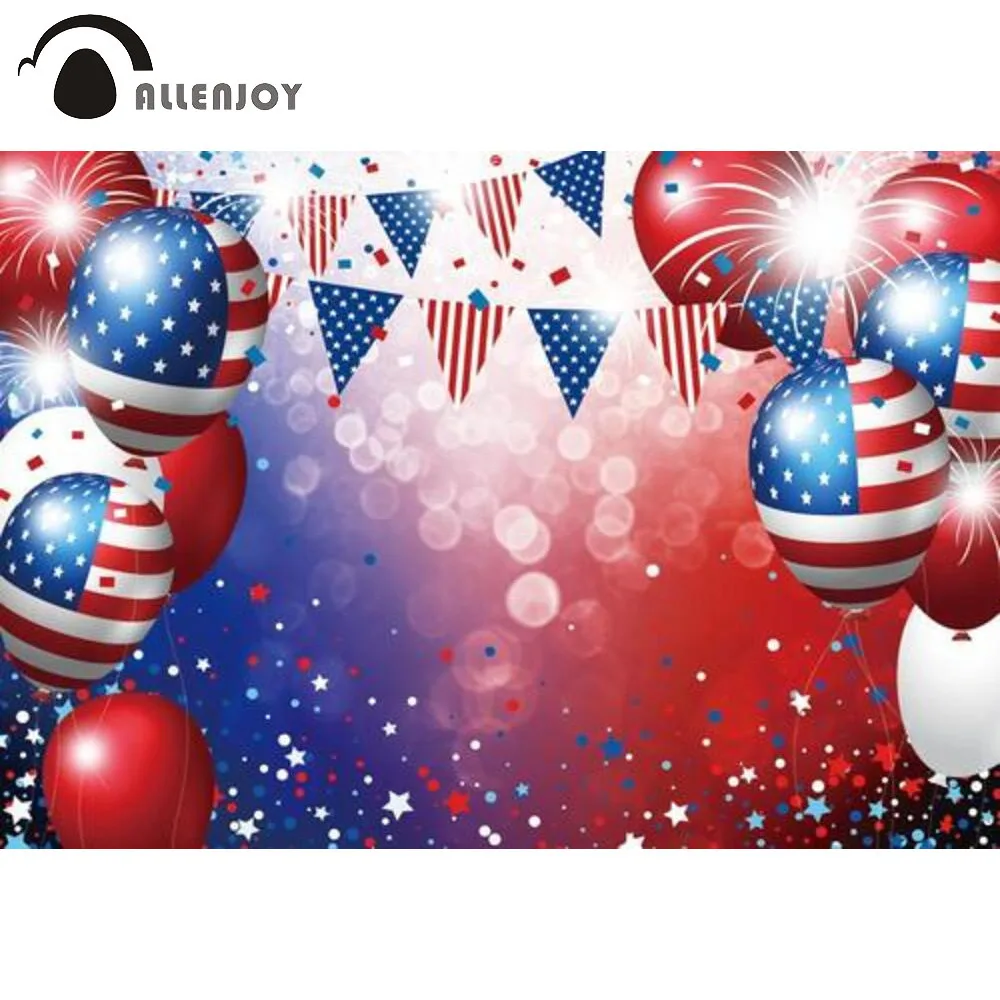 Allenjoy 4th July Independence Day Background American Flag Stars and Stripes Ballon Celebration Birthday Party Photobooth Backd
Allenjoy 4th July Independence Day Background American Flag Stars and Stripes Ballon Celebration Birthday Party Photobooth Backd