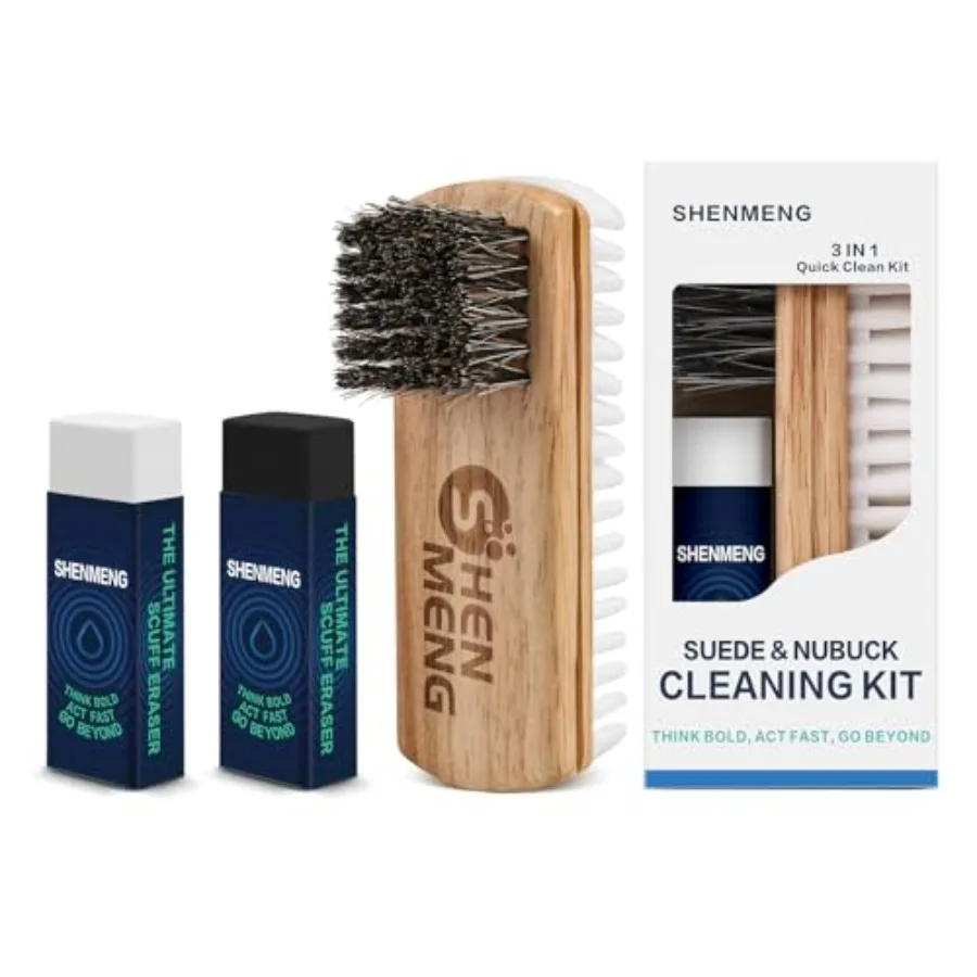 Suede and Nubuck Cleaner Kit, 2-in-1 Suede Brush and Horsehair Brush, White/Black Cleaning Eraser Block - Eliminate Stains, Rem
Suede and Nubuck Cleaner Kit, 2-in-1 Suede Brush and Horsehair Brush, White/Black Cleaning Eraser Block - Eliminate Stains, Rem