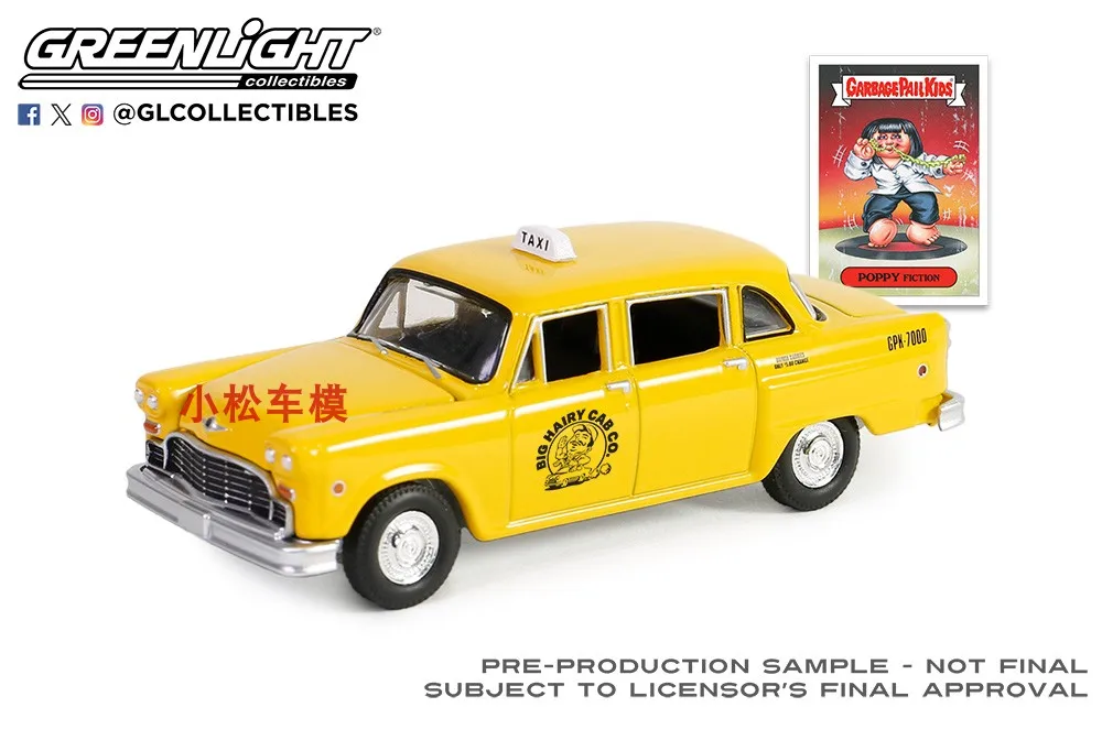 GreenLight 1:64 Серия детских моделей «Мусорный бак» 6- Poppy Novel -1977 Checker Taxi 54100-A, коллекционные модели автомобилей для продвинутой коллекции
GreenLight 1:64 Серия детских моделей «Мусорный бак» 6- Poppy Novel -1977 Checker Taxi 54100-A, коллекционные модели автомобилей для продвинутой коллекции