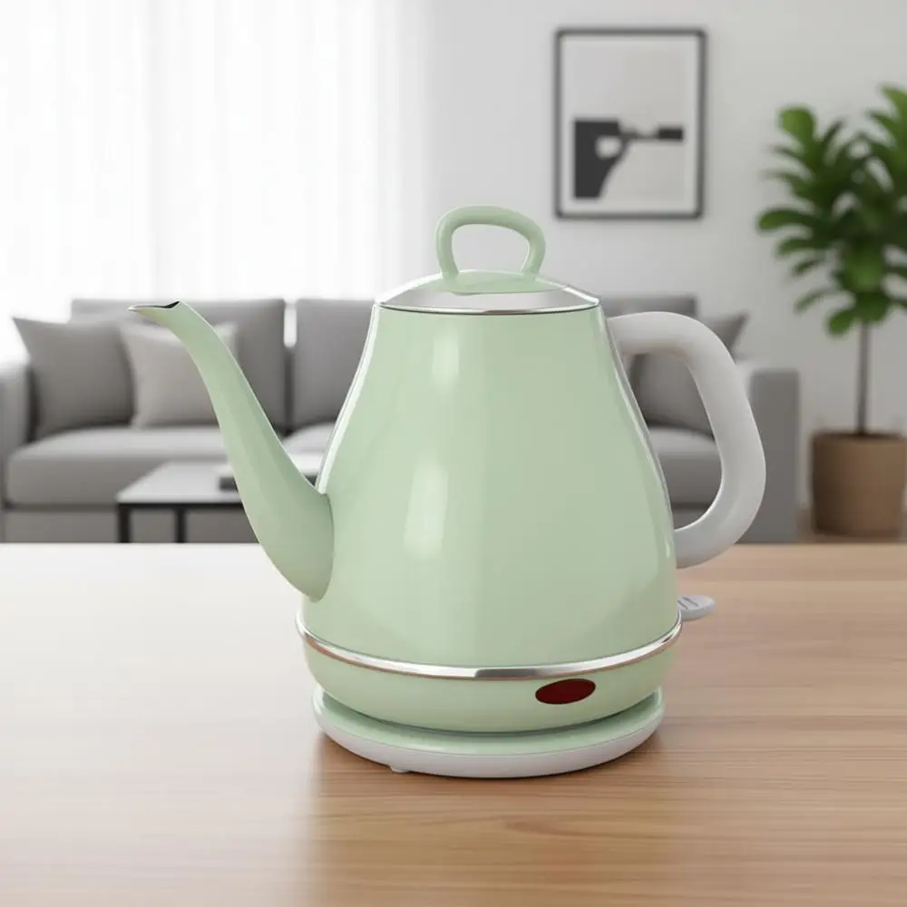 1L 1500Wast Boil, 100% Stainless Steel BPA Free Pour-Over Coffee & Tea Kettle, Water Boiler with Auto Shut & Boil-Dry Protection
1L 1500Wast Boil, 100% Stainless Steel BPA Free Pour-Over Coffee & Tea Kettle, Water Boiler with Auto Shut & Boil-Dry Protection