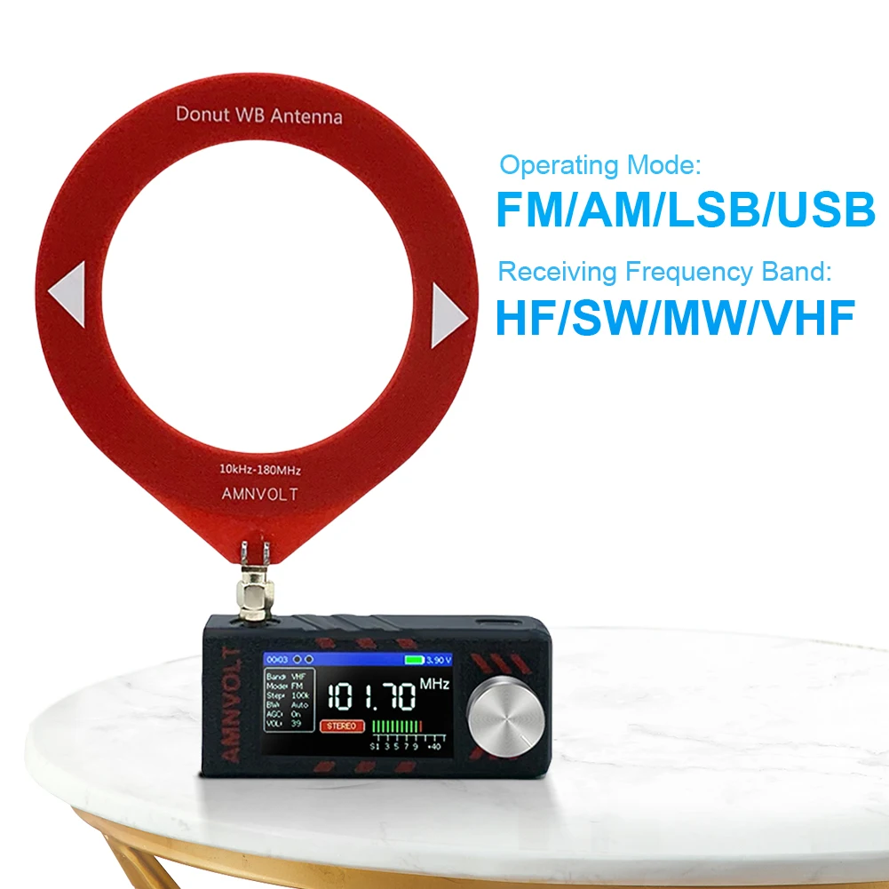 Радиоприемник SI4732 LSB USB AM/FM с 1,9-дюймовым IPS-экраном, миниатюрный карманный радиоприемник HF SW MW VHF с DSP
Радиоприемник SI4732 LSB USB AM/FM с 1,9-дюймовым IPS-экраном, миниатюрный карманный радиоприемник HF SW MW VHF с DSP