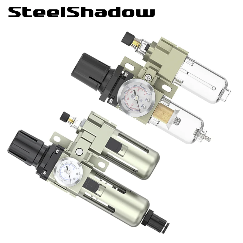 Air source processor AC2010-02 Filter pressure reducing valve AC3010-03 AC4010-04 AC5010-06 AC5010-10 Oil-water separator
Air source processor AC2010-02 Filter pressure reducing valve AC3010-03 AC4010-04 AC5010-06 AC5010-10 Oil-water separator