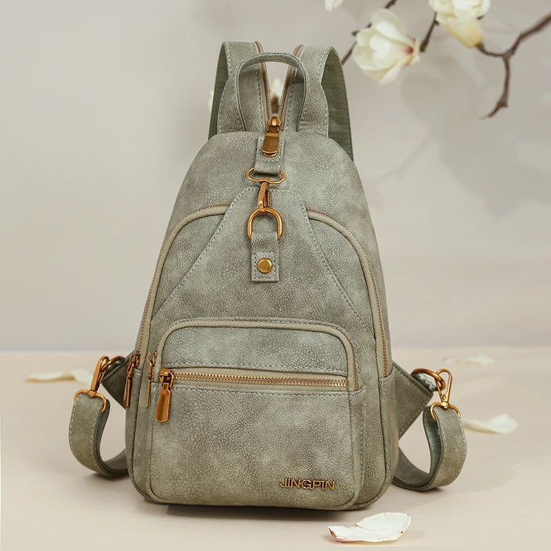 PU Concise Retro Backpack 2025 New Advanced Sense Fashion Versatile Large Capacity Casual Travelling Bag Commute Women's Bag
PU Concise Retro Backpack 2025 New Advanced Sense Fashion Versatile Large Capacity Casual Travelling Bag Commute Women's Bag