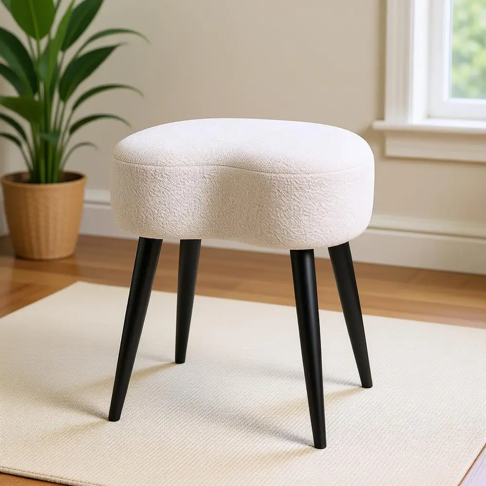 Современный табурет для макияжа с прочными металлическими ножками, легко собираемое кресло для туалетного столика
Современный табурет для макияжа с прочными металлическими ножками, легко собираемое кресло для туалетного столика