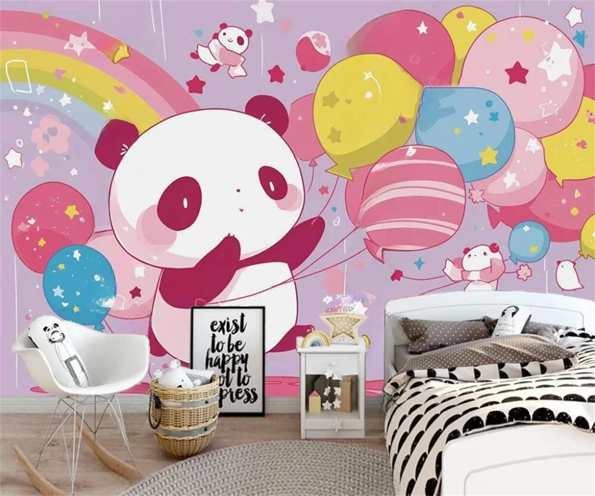 Custom size wallpaper for princess room pink rainbow rabbit elephant giraffe cat children's room background walls 3d wallpaper
Custom size wallpaper for princess room pink rainbow rabbit elephant giraffe cat children's room background walls 3d wallpaper
