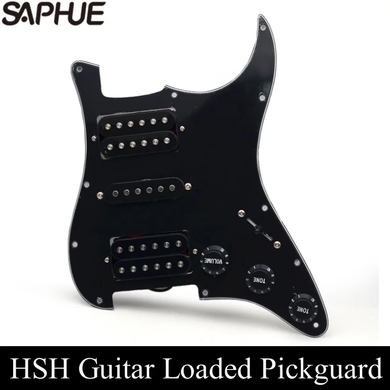 HSH ST Style Electric Guitar Pickguard Electric Guitar Pickguard HSH Loaded Prewired Scratchplate Assembly
HSH ST Style Electric Guitar Pickguard Electric Guitar Pickguard HSH Loaded Prewired Scratchplate Assembly