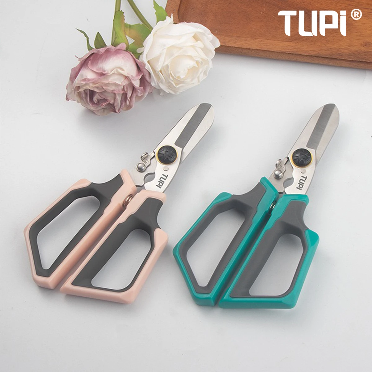 TUPI Precision Floral Scissors | Stainless Steel Trimmer for Bouquets/Indoor Plants, Flower Shop & Home Gardening Tool
TUPI Precision Floral Scissors | Stainless Steel Trimmer for Bouquets/Indoor Plants, Flower Shop & Home Gardening Tool