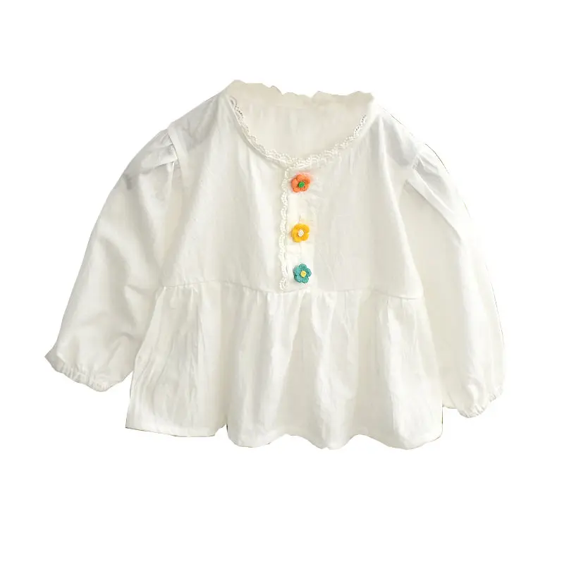 Spring Summer Autumn Baby Shirts Sweet Cute Girls Doll Shirts Fashion Children Pullovers Loose Casual Long-sleeved Shirts
Spring Summer Autumn Baby Shirts Sweet Cute Girls Doll Shirts Fashion Children Pullovers Loose Casual Long-sleeved Shirts