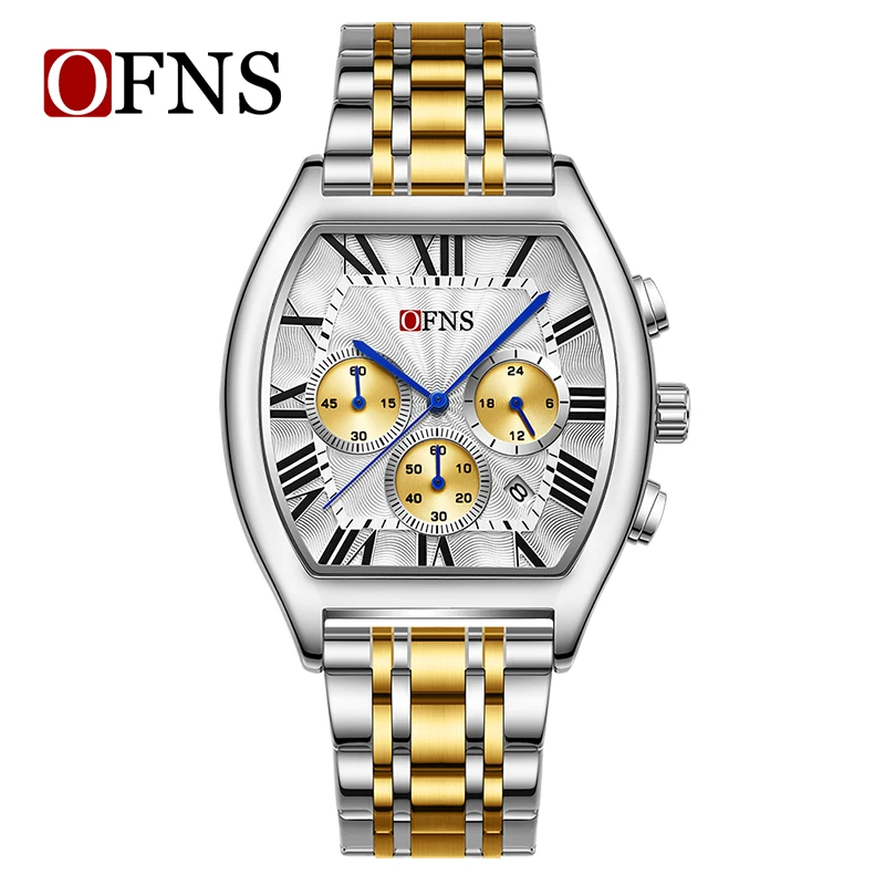 OFNS 1844, модные мужские кварцевые наручные часы, многофункциональный хронограф, календарь, водостойкий стальной ремешок, спортивные часы для мужчин, reloj
OFNS 1844, модные мужские кварцевые наручные часы, многофункциональный хронограф, календарь, водостойкий стальной ремешок, спортивные часы для мужчин, reloj