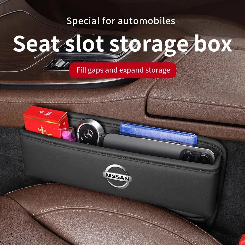 Nissan Nismo Qashqai Juke X-Trail Patrol Note Leaf Altima Maxima Micra Car Storage And Finishing Leather Seat Gap Storage Box
Nissan Nismo Qashqai Juke X-Trail Patrol Note Leaf Altima Maxima Micra Car Storage And Finishing Leather Seat Gap Storage Box