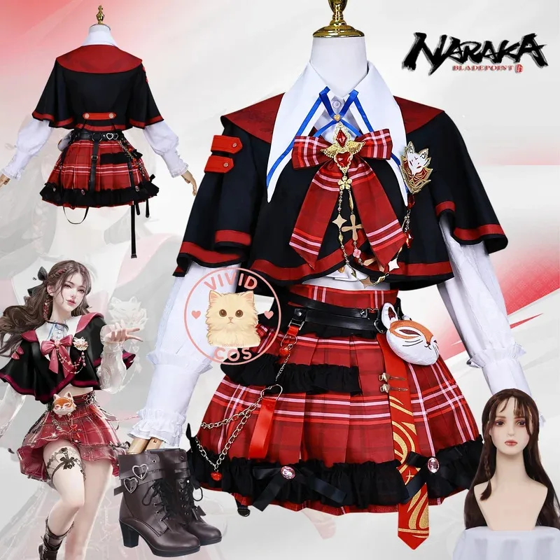 Game Naraka: Bladepoint Tessa Cosplay Hot Role Play Spring Overture Costume JK School Uniform for Women Comic Con Suit Wig Shoes
Game Naraka: Bladepoint Tessa Cosplay Hot Role Play Spring Overture Costume JK School Uniform for Women Comic Con Suit Wig Shoes
