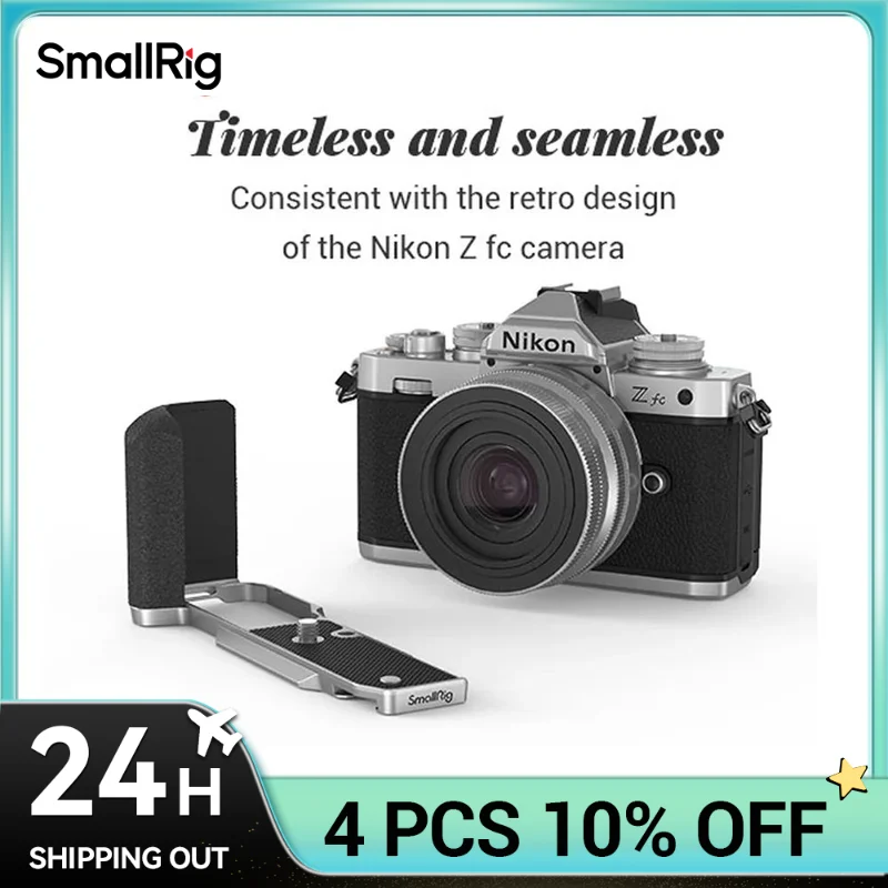 SmallRig L Shape Camera Cage Rig Grip For Nikon Z FC Camera 1/4 Threaded Hole Side Handle Camera Shoulder Strap Accessories 3480
SmallRig L Shape Camera Cage Rig Grip For Nikon Z FC Camera 1/4 Threaded Hole Side Handle Camera Shoulder Strap Accessories 3480