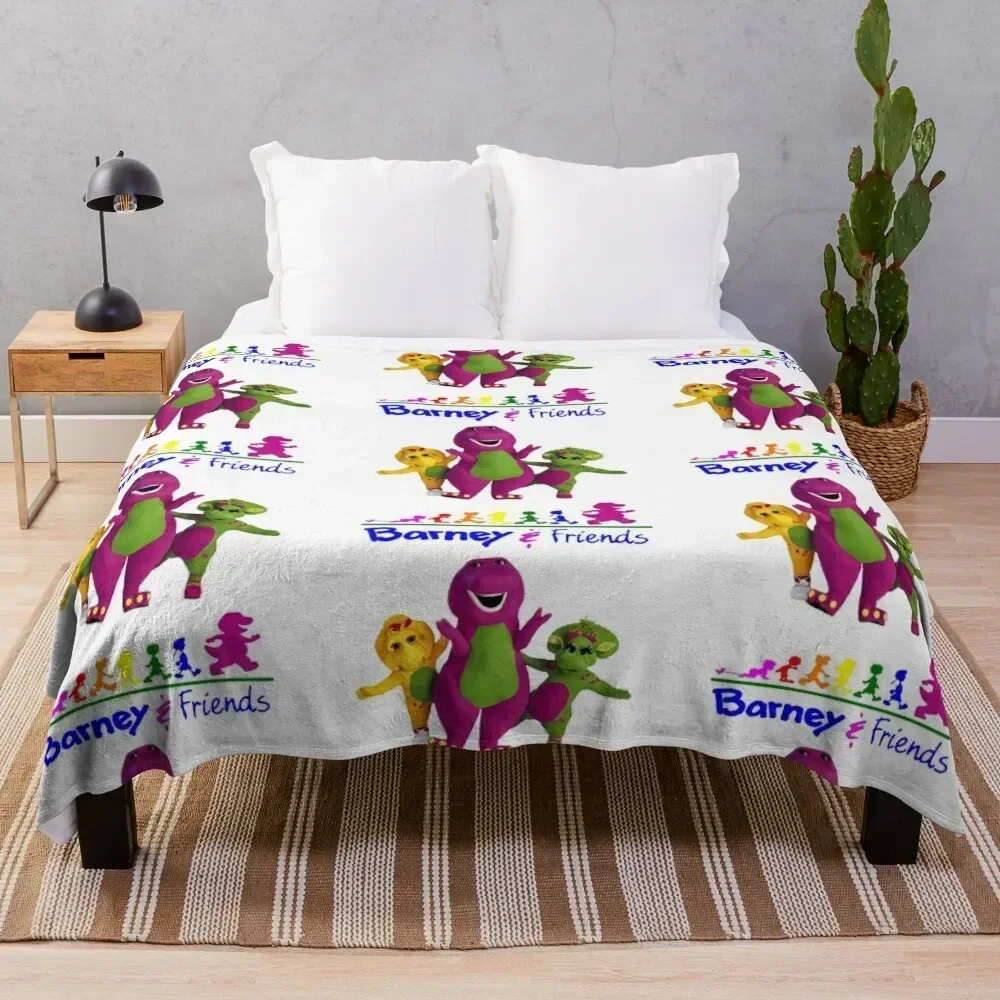 Barney the dinosaur and friends Throw Blanket All Season Lightweight Soft Blanket for Bed
Barney the dinosaur and friends Throw Blanket All Season Lightweight Soft Blanket for Bed