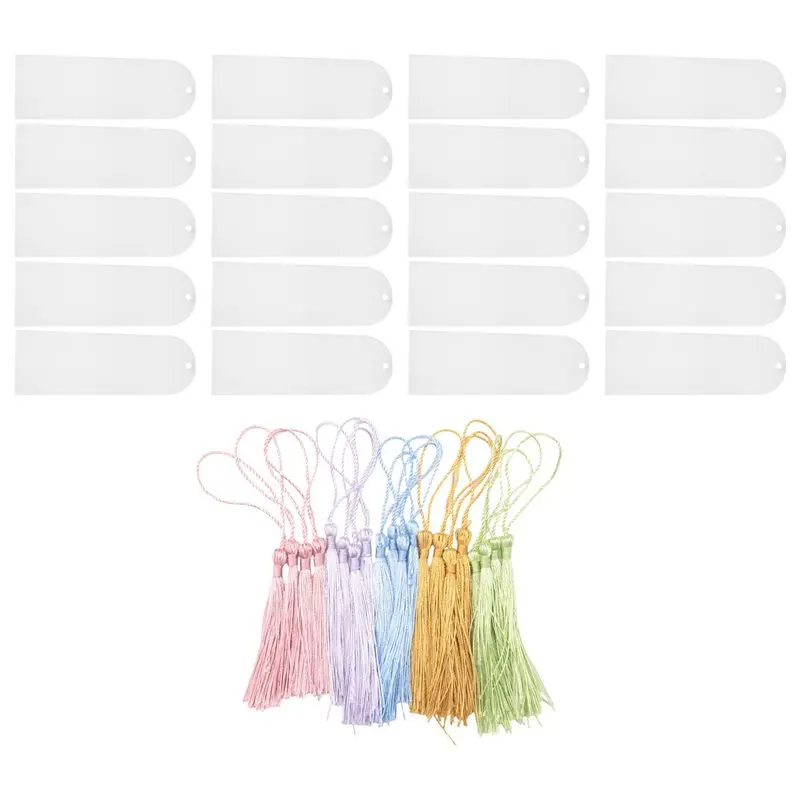 KYCOR-Blank Clear Acrylic Bookmarks 20Pcs Rectangle Craft Transparent Acrylic Book Markers With 20Pcs Small Bookmark Tassels
KYCOR-Blank Clear Acrylic Bookmarks 20Pcs Rectangle Craft Transparent Acrylic Book Markers With 20Pcs Small Bookmark Tassels