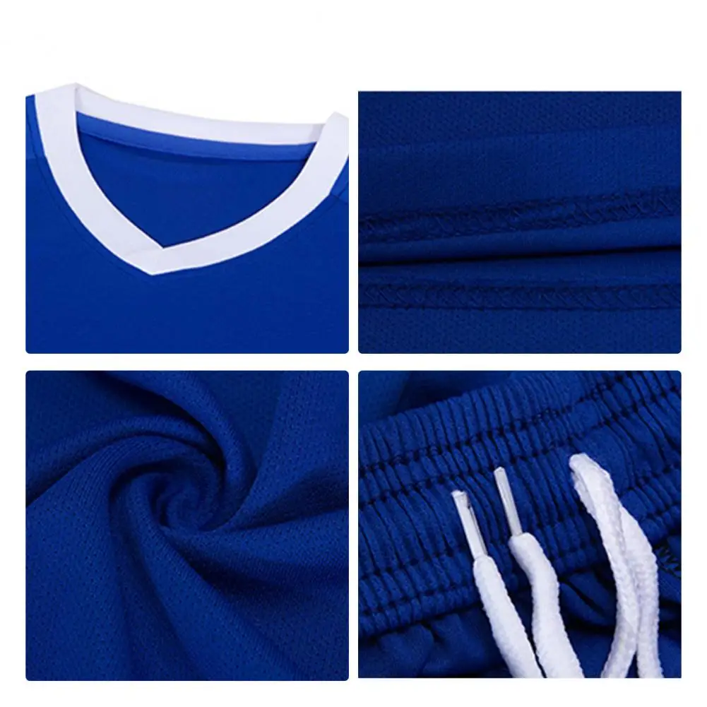 2025 1 Set Unisex Sports T-shirt Shorts Contrast Color Sweat Wicking Sportswear Adult Soccer Jersey Sports Training Uniform
2025 1 Set Unisex Sports T-shirt Shorts Contrast Color Sweat Wicking Sportswear Adult Soccer Jersey Sports Training Uniform