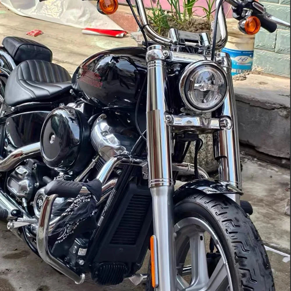 For HARLEY Softail Standard FXST 2018-2025 Fork Protector Sleeve Aluminum Shock Absorber Cover Black Chrome One-Piece
For HARLEY Softail Standard FXST 2018-2025 Fork Protector Sleeve Aluminum Shock Absorber Cover Black Chrome One-Piece