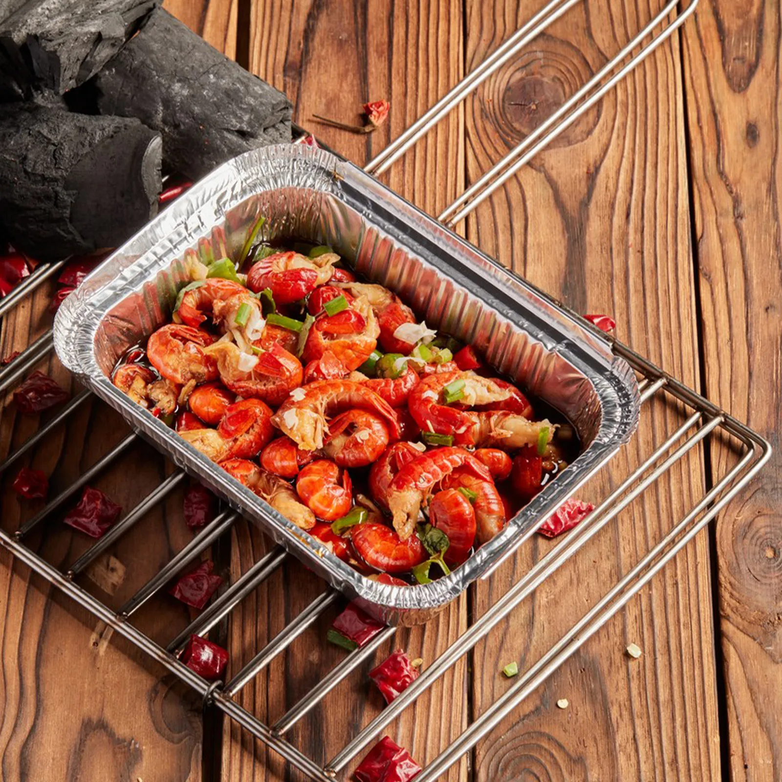 50Pcs Foil Boxes Disposable Baking Foil Pans Heat Resistant Barbecue Food Containers Cake Bread Baking Supplies
50Pcs Foil Boxes Disposable Baking Foil Pans Heat Resistant Barbecue Food Containers Cake Bread Baking Supplies