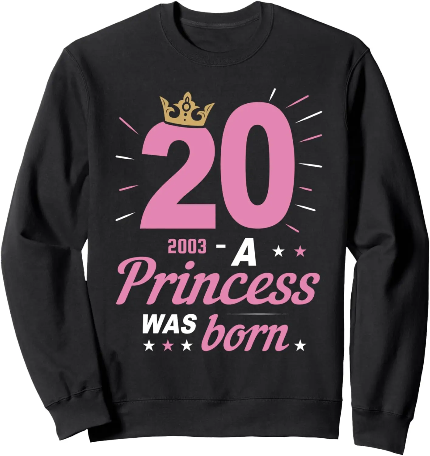 Винтажный свитшот принцессы Was Born на 20 день рождения 2003 года
Винтажный свитшот принцессы Was Born на 20 день рождения 2003 года