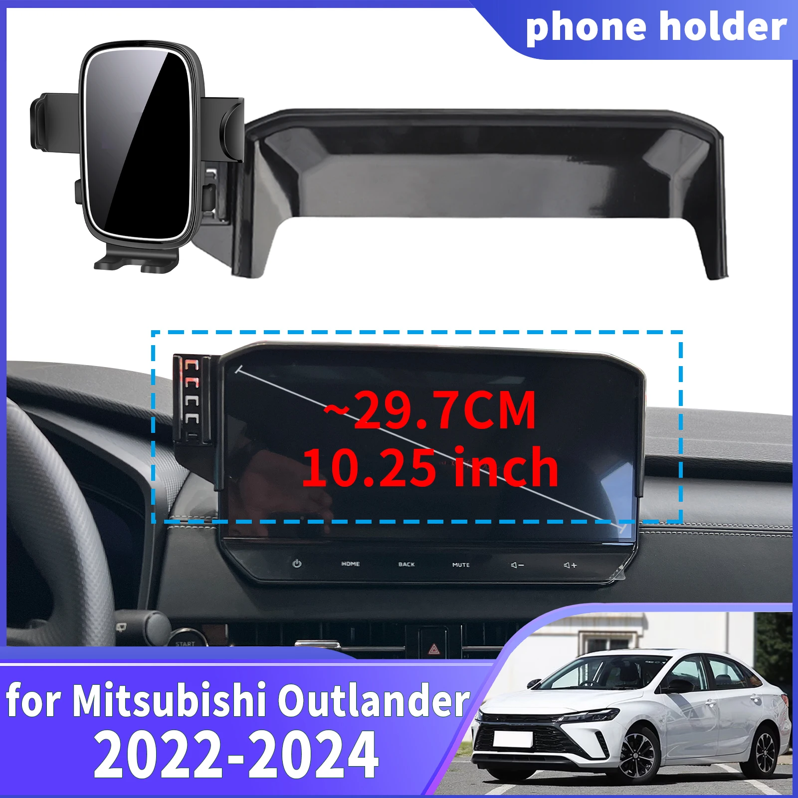 fit for Mitsubishi Outlander 2022 2023 2024 (10.25in)Navigation Phone Holder Mount Customized Car accessoires
fit for Mitsubishi Outlander 2022 2023 2024 (10.25in)Navigation Phone Holder Mount Customized Car accessoires