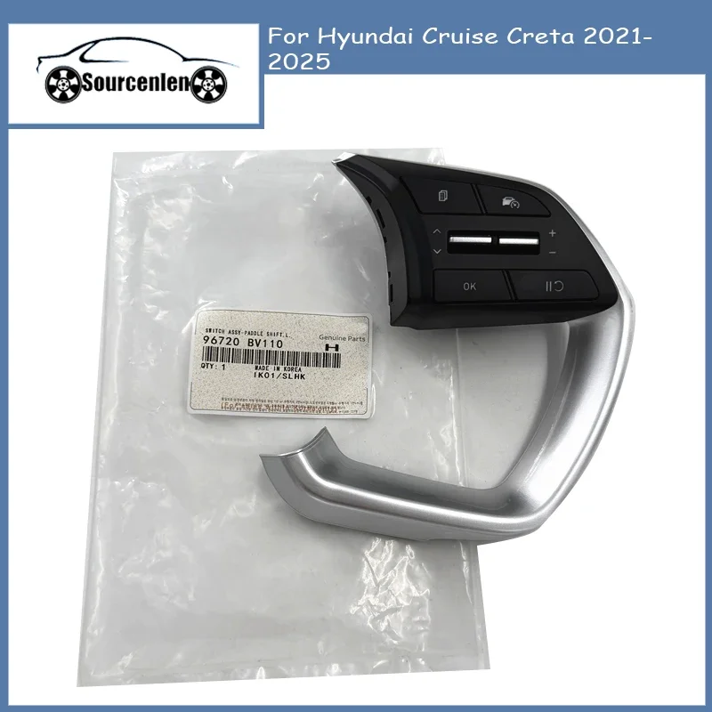 For Hyundai Cruise Creta 2021-2025 Multi-Function Steering Wheel Button Switch Cruise Control Switch 96720-BV110 96720BV110
For Hyundai Cruise Creta 2021-2025 Multi-Function Steering Wheel Button Switch Cruise Control Switch 96720-BV110 96720BV110