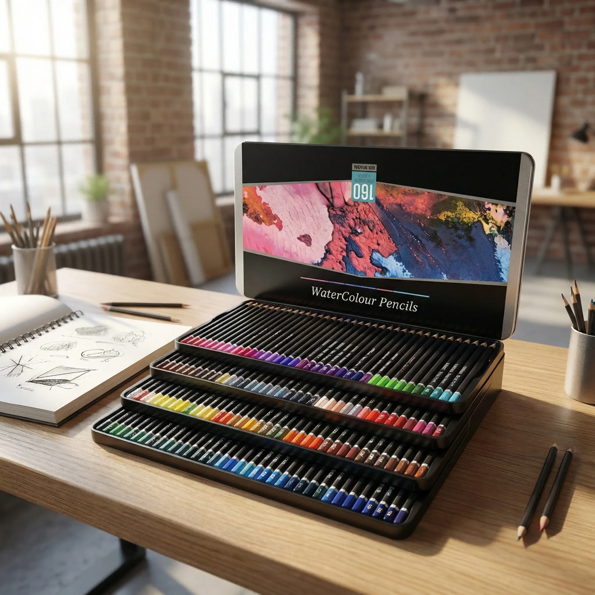 Набор цветных карандашей 48/72/120/180 Pro для масляной/акварельной живописи, мягкий грифель, множество цветов, яркие оттенки, плавное письмо, для раскрашивания для взрослых.
Набор цветных карандашей 48/72/120/180 Pro для масляной/акварельной живописи, мягкий грифель, множество цветов, яркие оттенки, плавное письмо, для раскрашивания для взрослых.