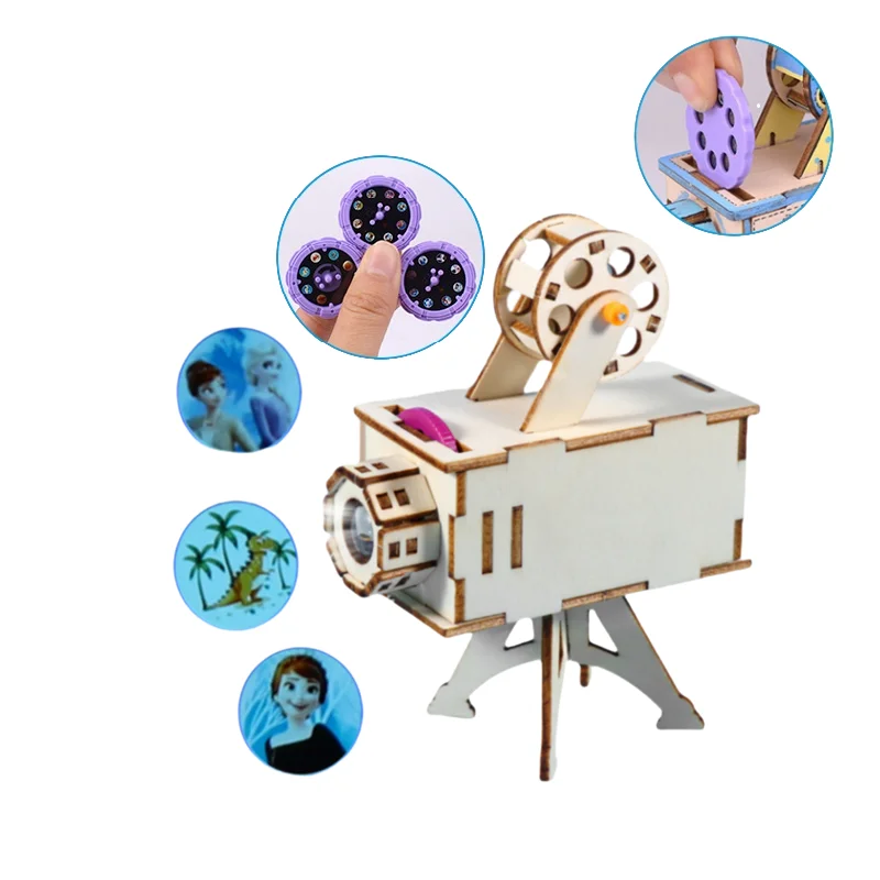 DIY Science Experiment Kit & Education Model Toy Wooden DIY Projector Physics Science Toys For Children Birthday Gift Project
DIY Science Experiment Kit & Education Model Toy Wooden DIY Projector Physics Science Toys For Children Birthday Gift Project